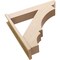 Ekena Millwork 7 1/2-in W x 38-in D x 38-in H Balboa Slat Rough Cedar Woodgrain TimberThane Outlooker, Primed Tan OUTUR075X38X38BOA24RCPR - alternate 2